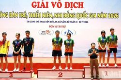 Lâm Đồng đoạt nhiều huy chương tại Giải vô địch bóng bàn trẻ quốc gia năm 2026