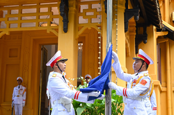 Lễ thượng cờ kỷ niệm 59 năm Ngày thành lập ASEAN