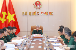 Thượng tướng Nguyễn Quang Ngọc làm việc với Tổng công ty Đầu tư phát triển Nhà và Đô thị Bộ Quốc phòng