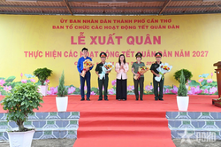 TP Cần Thơ: Xuất quân thực hiện các hoạt động Tết quân dân năm 2027