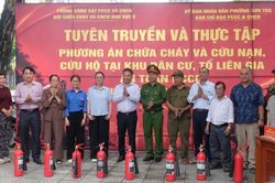 Nâng cao kỹ năng phòng cháy, chữa cháy cho nhân dân các khu dân cư trên địa bàn phường Sơn Trà