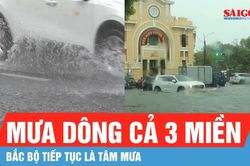 Dự báo mưa dông cả 3 miền trong ngày 31-7
