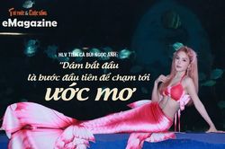 HLV tiên cá Bùi Ngọc Ánh: 'Dám bắt đầu là bước đầu tiên để chạm tới ước mơ'
