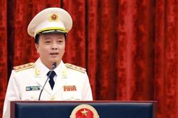 Thứ trưởng Bộ C&ocirc;ng an Đặng Hồng Đức được thăng cấp bậc h&agrave;m Thượng tướng