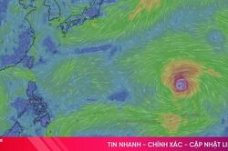 Siêu bão Dolphin tiếp tục mạnh thêm, có thể vượt cấp 17