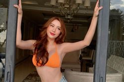 Hiếm hoi mới thấy Bảo Thy diện áo tắm nóng bỏng