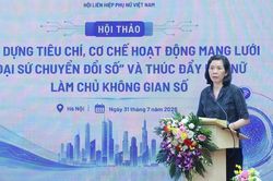 Mạng lưới 'Đại sứ Chuyển đổi số': Lực lượng nòng cốt giúp phụ nữ thu hẹp khoảng cách số và tự tin hội nhập