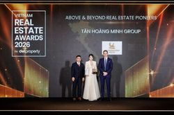 Giải mã lý do Tân Hoàng Minh giành giải đặc biệt tại Dot Property Vietnam Real Estate Awards 2026