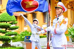 Lễ Thượng cờ kỷ niệm 59 năm Ngày thành lập ASEAN