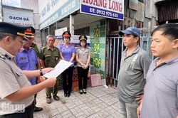 An Giang cưỡng chế thi hành án, bàn giao đất tại phường Long Xuyên