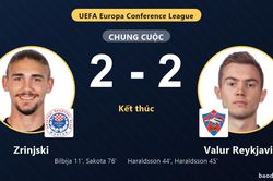 Zrinjski và Valur Reykjavik bất phân thắng bại ở vòng loại Conference League