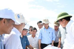 Dự án nâng cấp, mở rộng khu neo đậu tránh trú bão cho tàu cá An Hòa kết hợp cảng cá Tam Quang: Đẩy nhanh tiến độ thi công, đưa vào sử dụng trước mùa mưa bão
