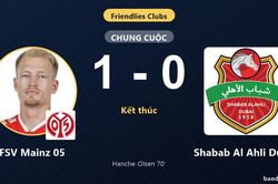 Hanche-Olsen định đoạt trận giao hữu, FSV Mainz 05 đ&aacute;nh bại Shabab Al Ahli Dubai