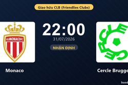 Nhận định Monaco vs Cercle Brugge: đội h&igrave;nh dự kiến