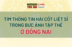 [Chuỗi Infographic] Th&aacute;ng Bảy tri &acirc;n: T&igrave;m th&ocirc;ng tin h&agrave;i cốt liệt sĩ trong bức ảnh tập thể ở Đồng Nai