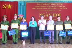 Xã Khánh Vĩnh tổ chức Ngày hội Toàn dân bảo vệ an ninh Tổ quốc năm 2026