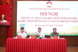 Đại biểu HĐND hai cấp tiếp x&uacute;c cử tri phường Kỳ Lừa sau kỳ họp giữa năm 2026