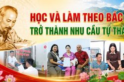 Học và làm theo Bác trở thành nhu cầu tự thân
