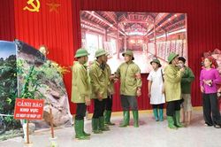 Xuân Ái tổ chức hội thi nâng cao năng lực tổ xung kích phòng, chống thiên tai