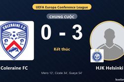 HJK Helsinki thắng đậm, đẩy Coleraine FC v&agrave;o thế bất lợi