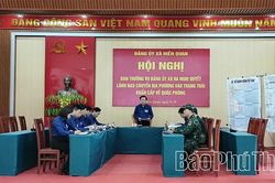 Diễn tập tác chiến xã Hiền Quan năm 2026