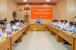 Thường trực HĐND tỉnh làm việc với UBND các địa phương