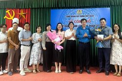 Thành lập 6 công đoàn cơ sở mới, mở rộng mạng lưới Công đoàn Xây dựng Việt Nam