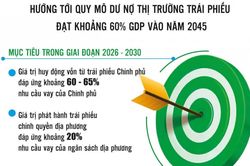 Ho&agrave;n thiện nền tảng ph&aacute;t triển thị trường tr&aacute;i phiếu đến năm 2045