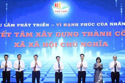 Xã Thư Lâm khởi động chương trình triển khai thực hiện xây dựng mô hình 'Xã xã hội chủ nghĩa'