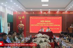 Hội nghị giao ban báo chí tháng 7 tỉnh Điện Biên