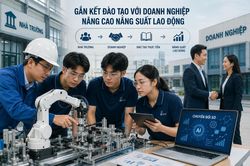 Gắn kết đào tạo với doanh nghiệp - chìa khóa nâng cao năng suất lao động