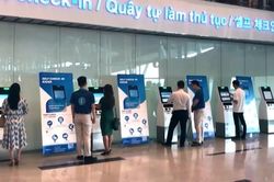 Sân bay Nội Bài mở thêm 4 kiosk sinh trắc học