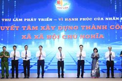 Thư L&acirc;m khởi động 100 ng&agrave;y x&acirc;y dựng x&atilde; x&atilde; hội chủ nghĩa