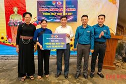 Tỉnh đoàn Thanh niên phối hợp triển khai hoạt động an sinh xã hội tại xã Quảng Uyên
