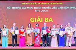 Cà Mau đoạt 2 giải tại hội thi Báo cáo viên, tuyên truyền viên giỏi Khu vực II