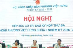 HĐND phường Việt Hưng tiếp xúc cử tri sau kỳ họp thứ ba