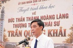 Giáo sư Lê Văn Lan: Đền thờ Trần Quang Khải là một địa chỉ lịch sử đặc biệt của Thăng Long