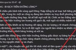 Thông tin 'xe công vụ truy đuổi người vi phạm khiến 1 chiến sĩ tử vong' là bịa đặt