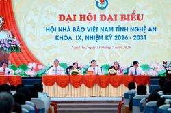 Ông Trần Minh Ngọc tiếp tục giữ chức Chủ tịch Hội Nhà báo Việt Nam tỉnh Nghệ An khóa IX