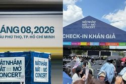 Concert Mắt Nhắm Mắt Mở trước giờ G: SUNDAYs xếp h&agrave;ng từ giữa trưa, nhận th&ocirc;ng điệp từ HIEUTHUHAI