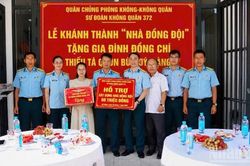 Trung đoàn 929 khánh thành và bàn giao 2 căn nhà đồng đội