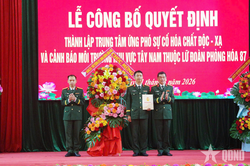 Thành lập Trung tâm Ứng phó sự cố hóa chất độc - xạ và cảnh báo môi trường khu vực Tây Nam
