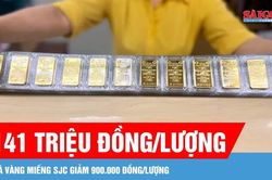 Sáng 1-8, giá vàng trong nước giảm theo đà thế giới