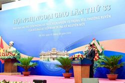 Toàn văn phát biểu của Ủy viên Bộ Chính trị, Bộ trưởng Ngoại giao Lê Hoài Trung tại Hội nghị Ngoại giao 33