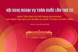 Nâng tầm công tác đối ngoại địa phương, huy động hiệu quả các nguồn lực quốc tế phục vụ phát triển
