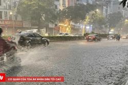 Hà Nội dông lốc, Lai Châu nguy cơ lũ quét