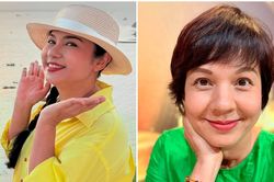 MC Diễm Quỳnh trẻ trung ở tuổi 54, Việt Trinh xinh đẹp thưởng thức trà chiều