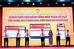 Hải Phòng vận hành Cổng Mặt trận số 24/7 tiếp nhận phản ánh của người dân