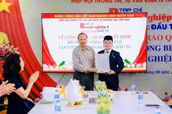 Nhà báo Đào Bình được bổ nhiệm giữ chức Tổng Biên tập Tạp chí Doanh nghiệp và Đầu tư