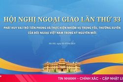 Sáng nay, khai mạc Hội nghị Ngoại giao toàn quốc lần thứ 33